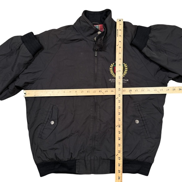 Vintage 90s Ferrari Magneti Marelli Flannel Lined Windbreaker Jacket Mens M/L - Picture 12 of 12